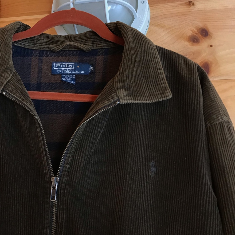 ❌SOLD❌BROWN VINTAGE CORDUROY RALPH LAUREN JACKET - Picture 2 of 6